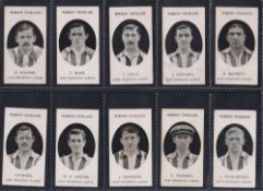 Cigarette cards, Taddy, Prominent Footballers (No Footnote), West Bromwich Albion (set, 15 cards) (