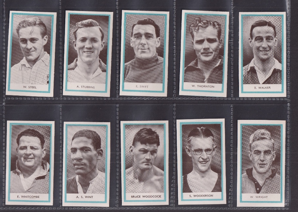 Cigarette cards, Phillips, All Sports 1st Series, paper Sports packet issue, all cut to size, - Image 5 of 5