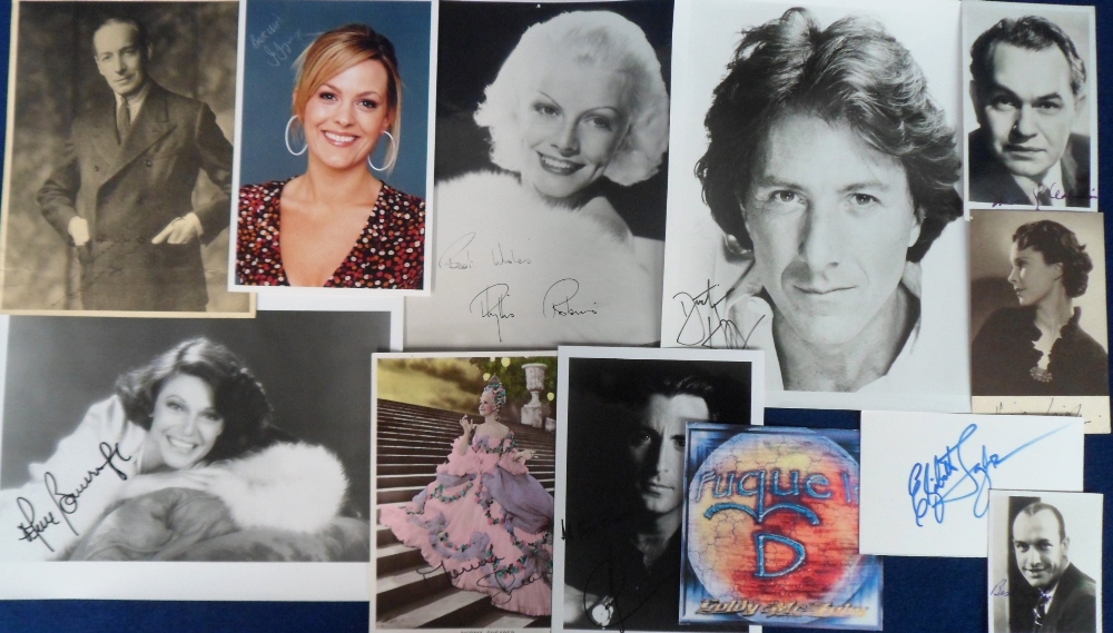 Autographs, 20+ mixed size mostly RP photographs, some with signatures and some facsimiles. Signed - Image 2 of 2