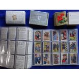 Cigarette cards, Germany, 4 sets, Aurelia Sultan Blumen (flowers, 20 cards mixed back printings),
