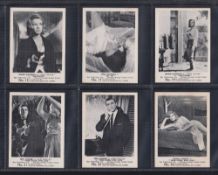 Trade cards, Somportex James Bond Film Scene Series part set 33 cards (gen gd/vg)