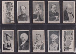 Cigarette cards, Wills (Overseas), Royalty, Notabilities & Events, 1900-2 (set, 100 cards) (1