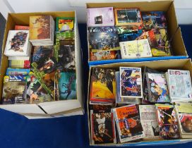 Trade cards, large mixture of mainly post 1990 trading cards in part sets and odds over 29kg.