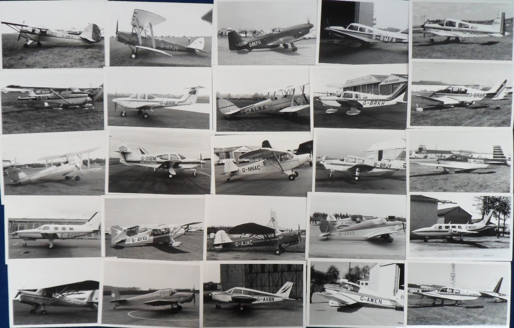 Transportation, Photographs, approx. 250 original b/w postcard sized images of single and twin-