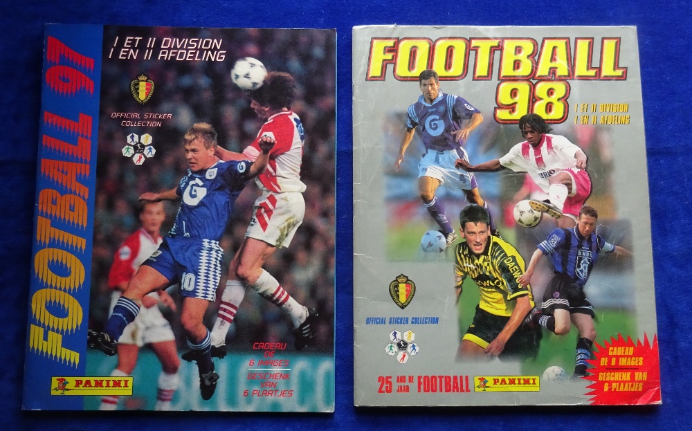 Trade card sticker albums, Football, 6 completed Panini Albums, all Belgian League, Football 93, 94, - Bild 5 aus 5