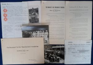 Ephemera, Huntley Bourne & Stevens, a collection of 43 items to comprise 1899 price lists and