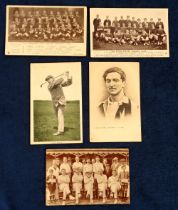Sports postcards, a mixed selection of cards inc. C B Fry, from the Tuck Famous Football Series,