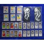 Trade cards, 8 sets, Topps Simpsons Stickers only no cards, Kellogg's (2), Casper, Dandy / Beano