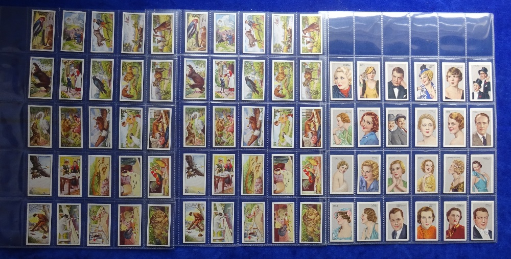 Cigarette cards, Gallaher, 3 sets, Aesop's Fables (series of 25 and 50 versions), Stars of