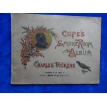 Cigarette card printed album, Cope Dickens Gallery Smoke Room Album, which depicts the set of