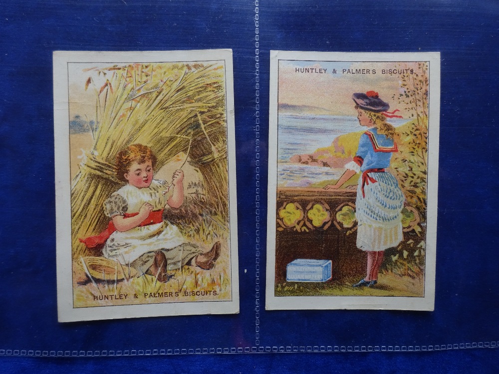 Trade cards, Huntley & Palmer Biscuits, Children at Leisure & Play, set 12 cards French language (