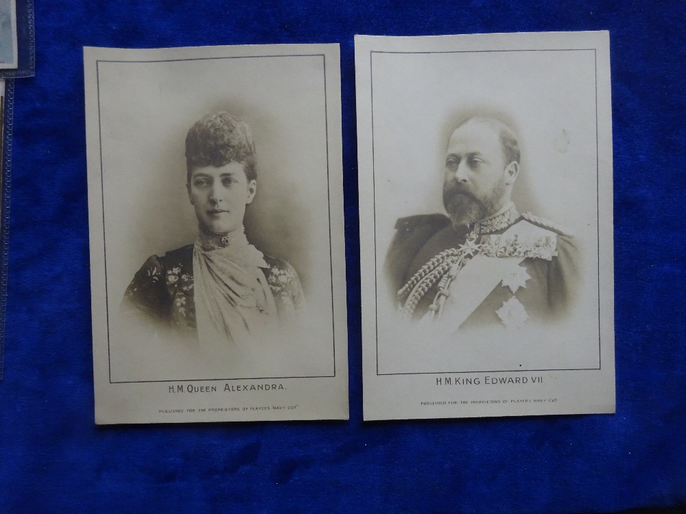 Mixed selection including John Players Royal Family Postcard sized x 2 cards, HM King Edward VII & - Image 4 of 7