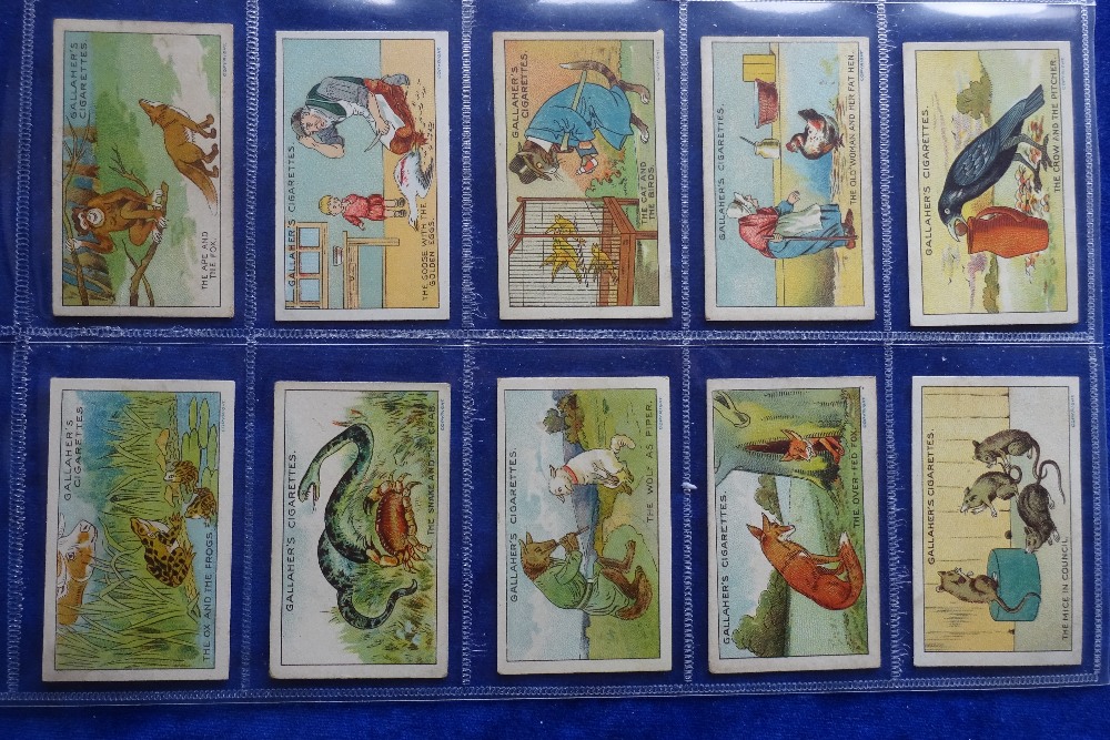 Cigarette cards, Gallaher, Fables & their Morals (scarcer number by caption version), set 100