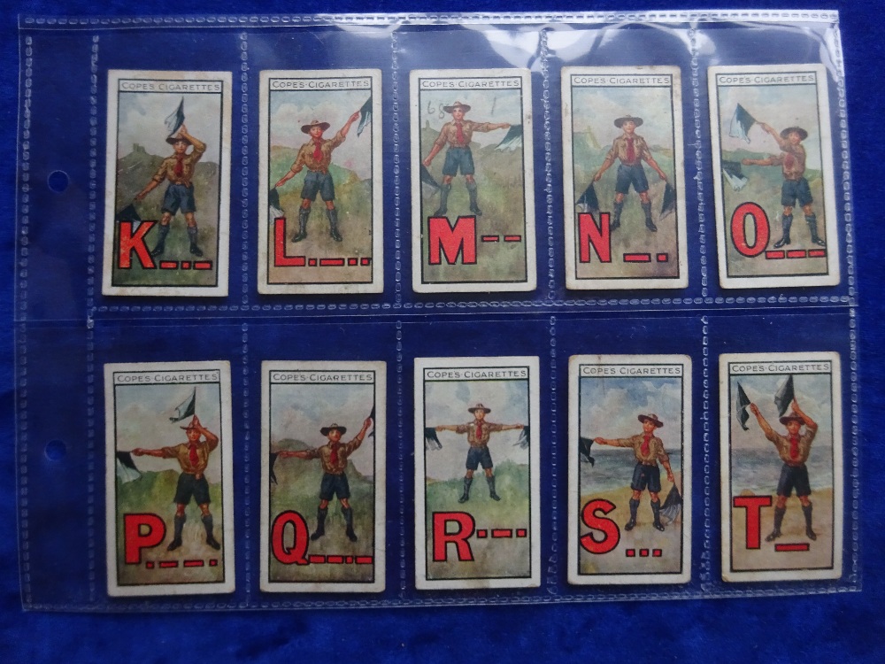 Cigarette cards, Cope Boy Scout & Girl Guides, set 35 cards UK version (mostly grubby, fair - Image 3 of 8