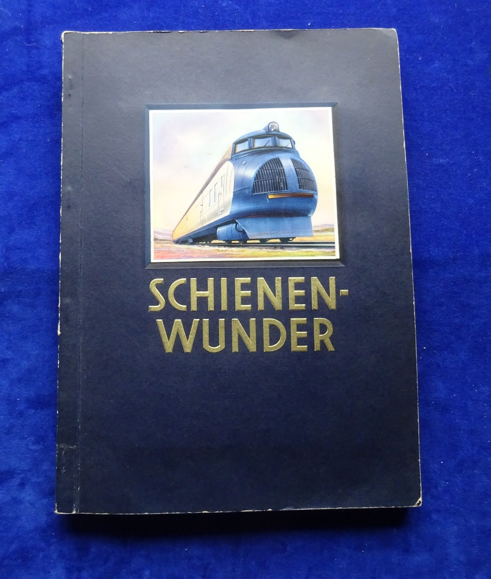 Cigarette cards, Germany, Scheinen Wunder ( Trains ), completed album probably issued by Gabarty