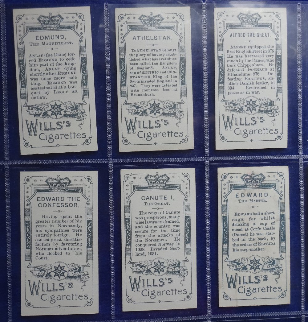 Cigarette cards, Wills Kings & Queens of England (long card, Wills at base), set 51 cards - Image 3 of 4