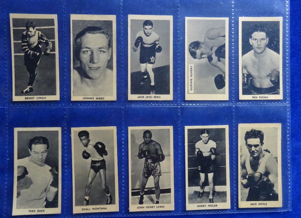 Trade cards, Cartledge, Famous Prize Fighters series, set 50 cards (#50 gd rest vg) - Image 5 of 6