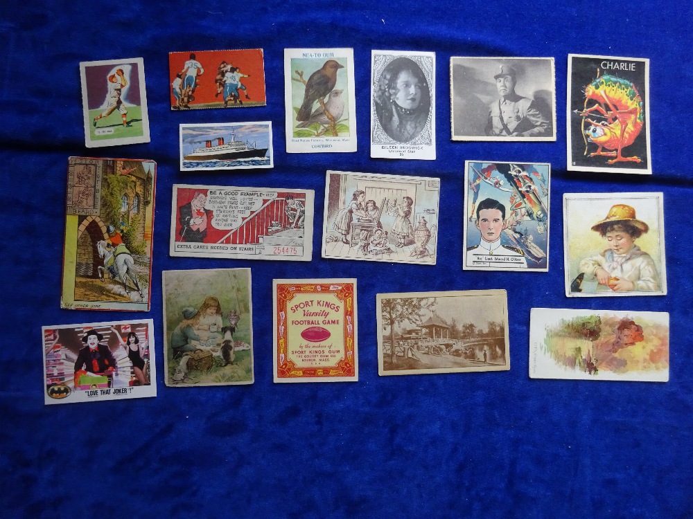 Trade cards, mainly USA & Canada issues, but some UK and Continental issues. Lots of series