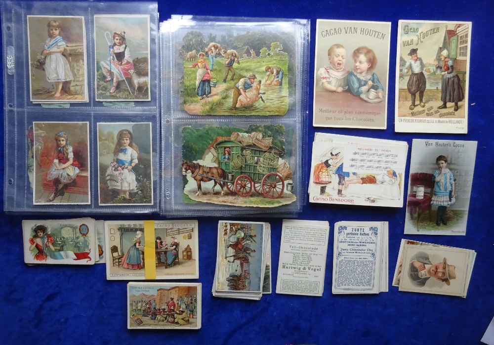 Trade cards & scraps, small selection over 165 cards overseas issues, including approx 80 Germany