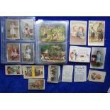 Trade cards & scraps, small selection over 165 cards overseas issues, including approx 80 Germany