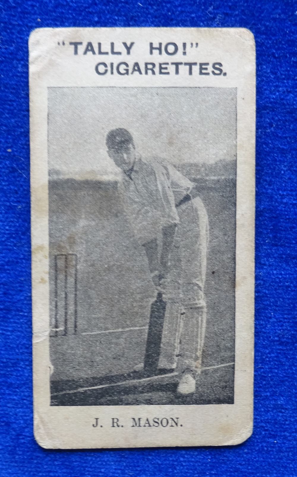 Cigarette card, Cricket, National Cigarette Company, English Cricket Team 1897/98 type card # J R