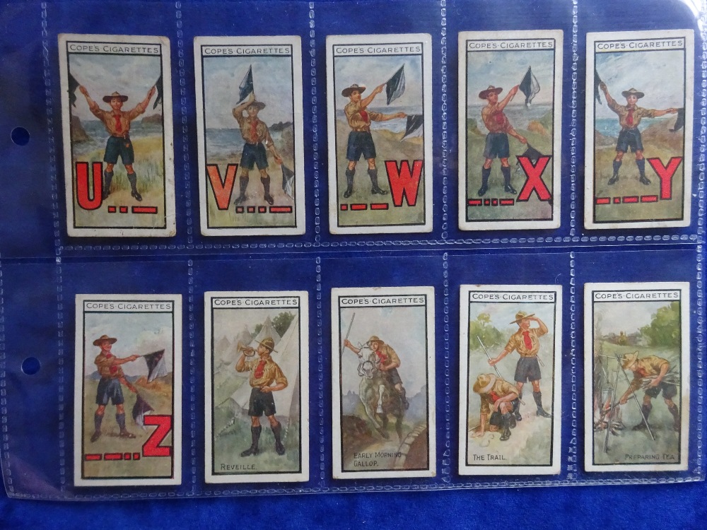 Cigarette cards, Cope Boy Scout & Girl Guides, set 35 cards UK version (mostly grubby, fair - Image 5 of 8