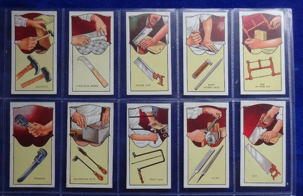 Cigarette cards, 6 sets, Hill Aviation Gold Flake (2 fair rest gd/vg), Carreras Tools & How to Use - Image 3 of 7