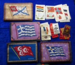 Cigarette silks & blanket issues, American Tobacco Co Approx 100 issues, including 50 various silk
