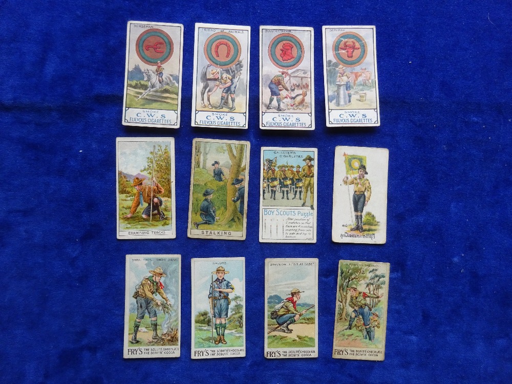 Cigarette & trade cards, Scouting themed mixture including Gallaher Boys Scouts (green, London & - Image 2 of 3