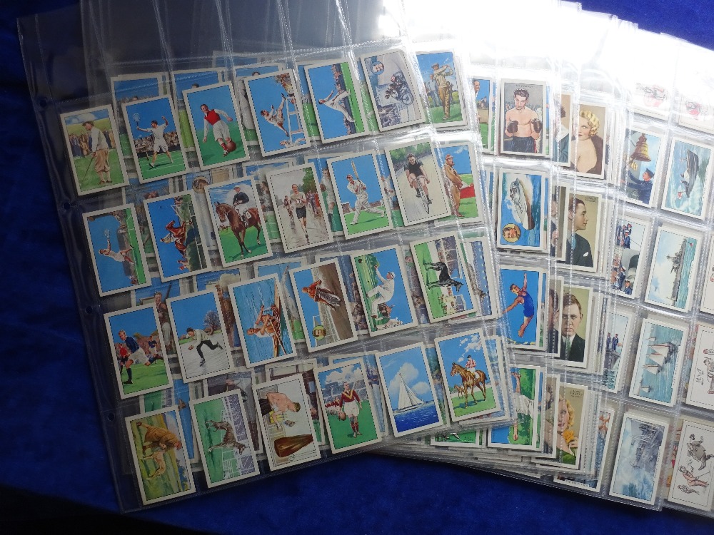 Cigarette cards, 9 sets, Gallaher (6), Champions A series with and without captions, 2nd series, - Bild 3 aus 5