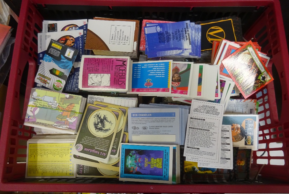 Trade cards, large mixture of mainly post 1990 trading cards in part sets and odds over 15kg. - Bild 2 aus 2