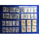 Cigarette cards, 7 sets, WJ Woods (2) Aesop's Fables, Romance Royal Mail, J Wix (3) Flags of British