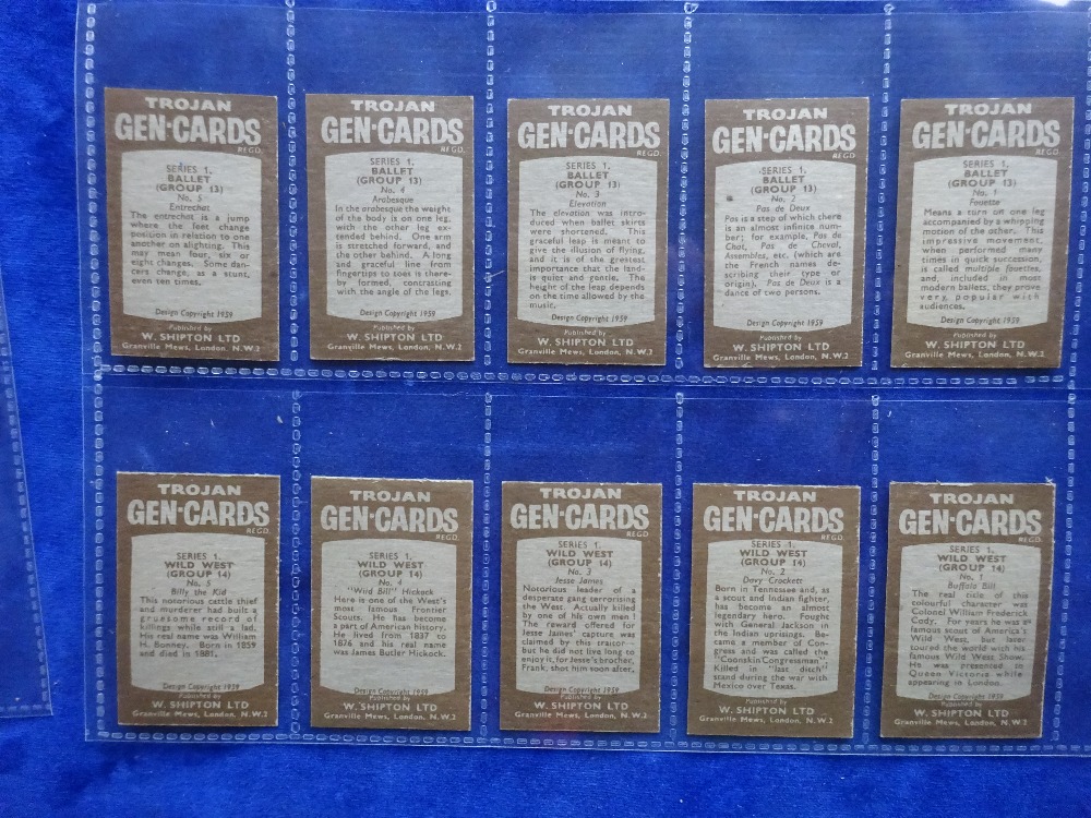 Trade cards, W Shipton Trojan Gen cards, set 75 cards (15 subsets of 5 cards includes Sherlock - Image 3 of 3