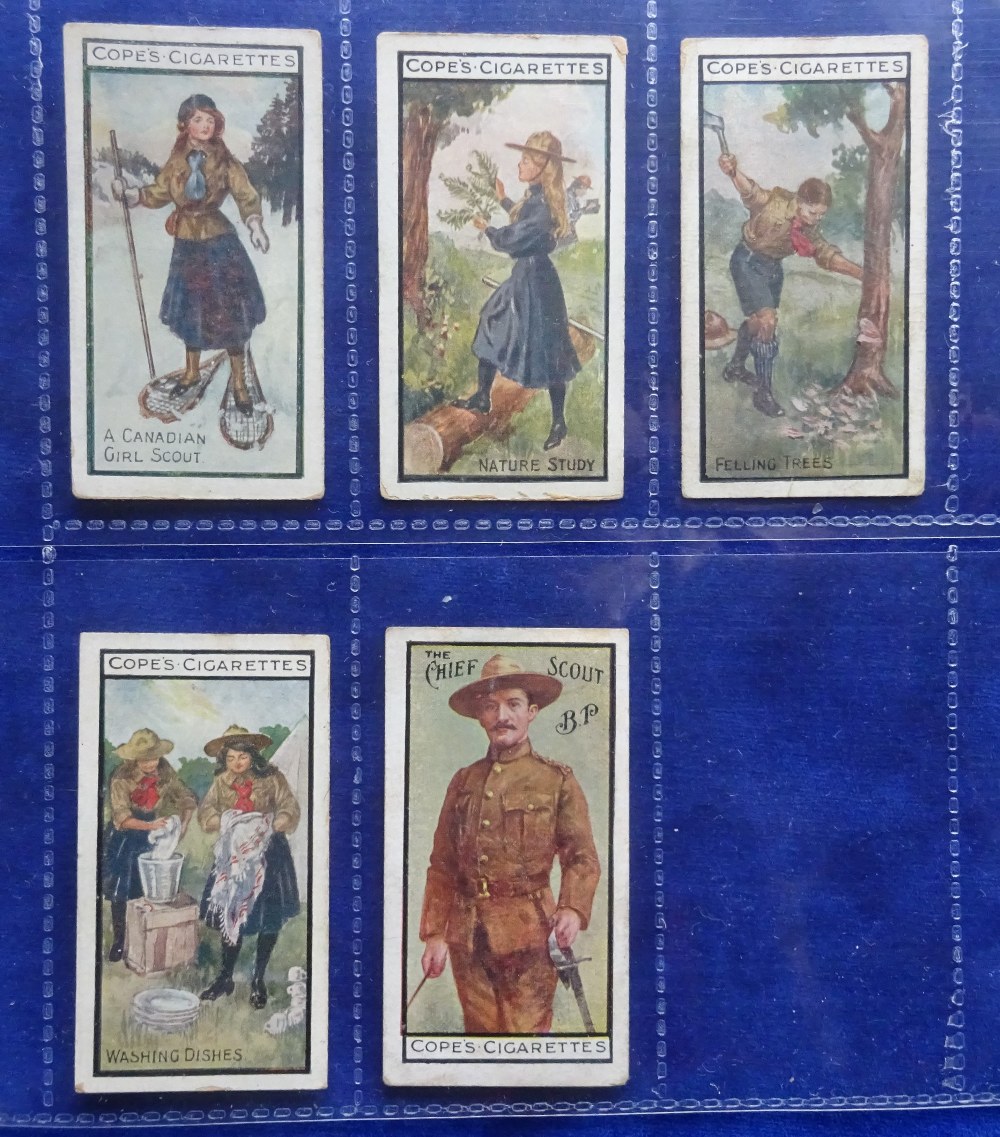 Cigarette cards, Cope Boy Scout & Girl Guides, set 35 cards UK version (mostly grubby, fair - Image 7 of 8