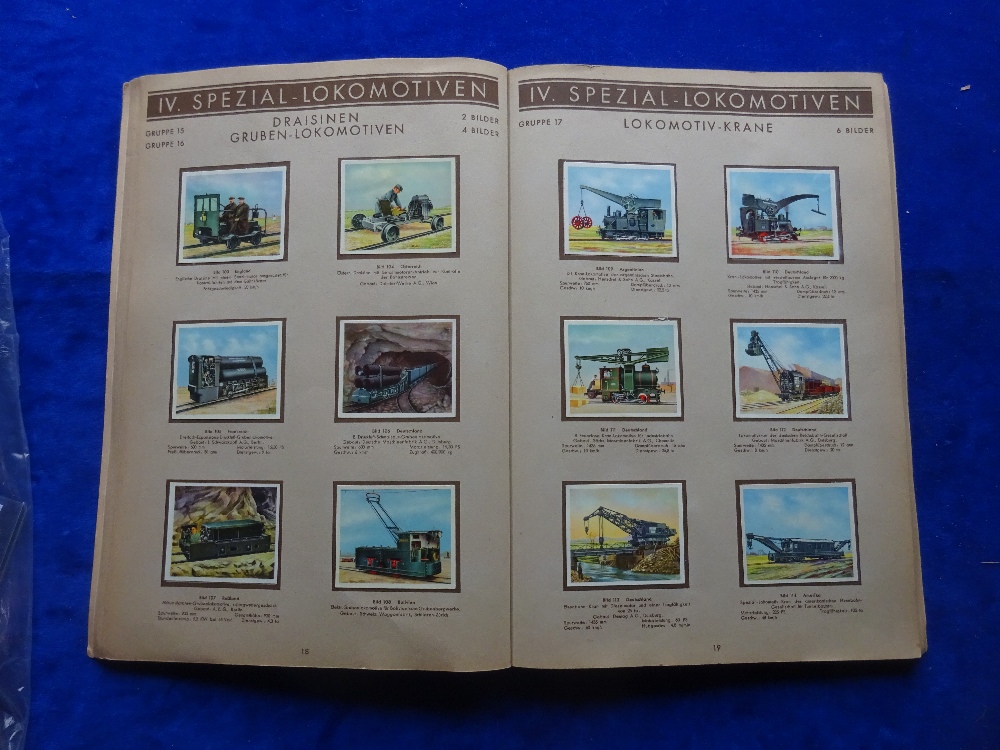 Cigarette cards, Germany, Scheinen Wunder ( Trains ), completed album probably issued by Gabarty - Image 2 of 2