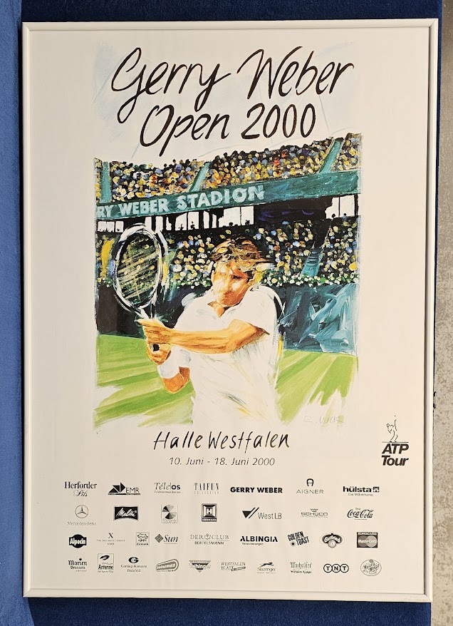 Tennis, posters to comprise Gerry Weber Open 2000 (approx. size 19.5 x 27.5"), Santander 2000 ( - Image 2 of 4