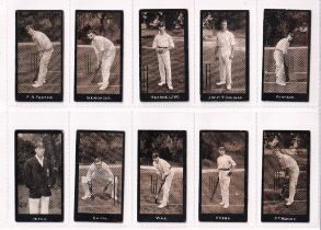 Cigarette cards, Smith's, Cricketers (1-50) (set, 50 cards) (most with some edge touching o/w gd)