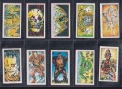 Trade cards, Bassett, House of Horror, (set, 50 cards) (vg/ex)