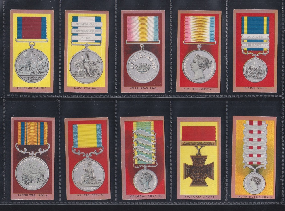 Cigarette cards, Smith's, Medals (Numbered, Imperial Tobacco Company, Multi-backed) (set, 50 - Image 5 of 10