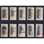 Cigarette cards, Wills, Locomotives & Rolling Stock (mixed backs) (set, 50 cards) (a few fair,