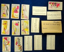 Cigarette & Trade cards, Large Mixture of cards all sorted by series in small envelopes. There are