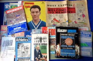 Sport, a mixed selection of items including Sporting Record Football Annual 1948/49, Book, 'Father