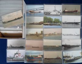 Transportation, Shipping, German Companies, approx. 360 postcard sized photos all presented in