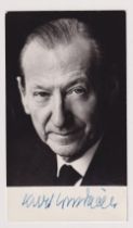 Autograph, Politics, Kurt Waldheim (1918-2007) former U N Secretary General and Austrian