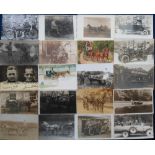 Postcards, Transport, a mixed transport collection of approx. 45 cards, the majority RPs, and