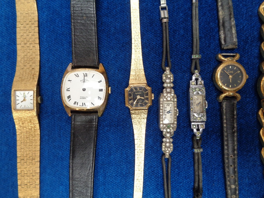 Watches, 17 vintage watches to include Ingersoll pocket watch, Invicta, Rotary gents and ladies, - Image 2 of 3
