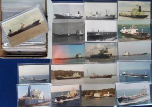 Transportation, Shipping, Finland, approx. 350 postcard sized photos all presented in sleeves to
