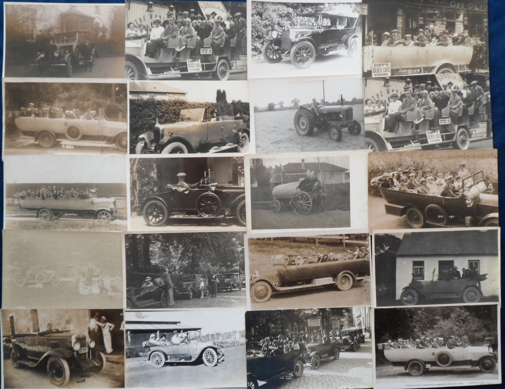 Postcards, Transport, a mixed transport collection of approx. 45 cards, the majority RPs, and - Image 2 of 3