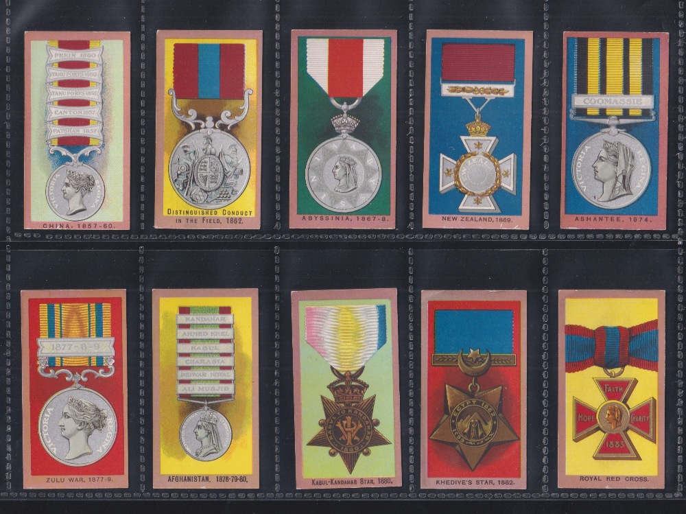 Cigarette cards, Smith's, Medals (Numbered, Imperial Tobacco Company, Multi-backed) (set, 50 - Image 7 of 10
