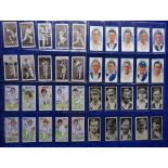 Cigarette & trade cards, Cricket, 18 complete sets including R J Hill Famous Cricketers (set of 40),